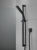 H2Okinetic&reg; 3-Setting Slide Bar Hand Shower with Wall Elbow