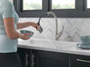 Single Handle Pull-Down Kitchen Faucet with Soap Dispenser and ShieldSpray&reg; Technology