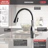 Single Handle Pull-Down Kitchen Faucet