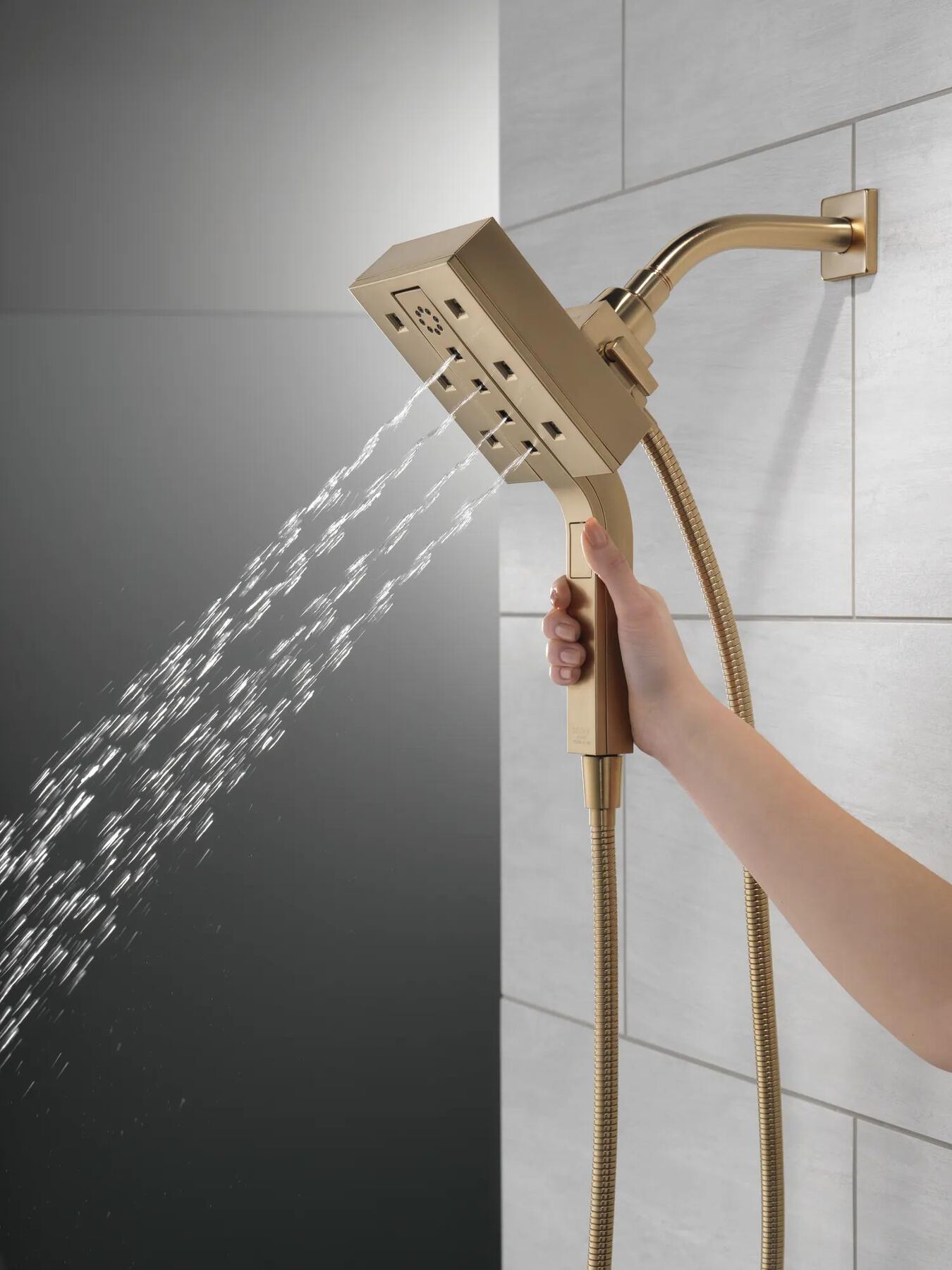 H2Okinetic&reg;&nbsp;In2ition&reg;&nbsp;4-Setting Two-In-One Shower