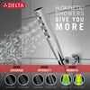 H<sub>2</sub>Okinetic&reg; 4-Setting Wall Mount Hand Shower