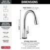 Single Handle Pull-Down Kitchen Faucet with Touch<sub>2</sub>O&reg; and ShieldSpray&reg; Technologies