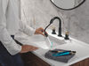 Two Handle Widespread Pull-Down Bathroom Faucet