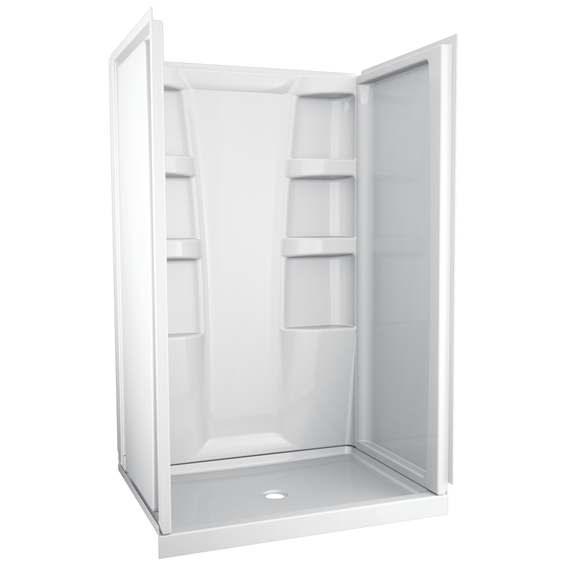 ProCrylic 48 in. Shower Surround in High Gloss White B67513-4834