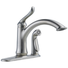 Single Handle Kitchen Faucet with Integral Spray