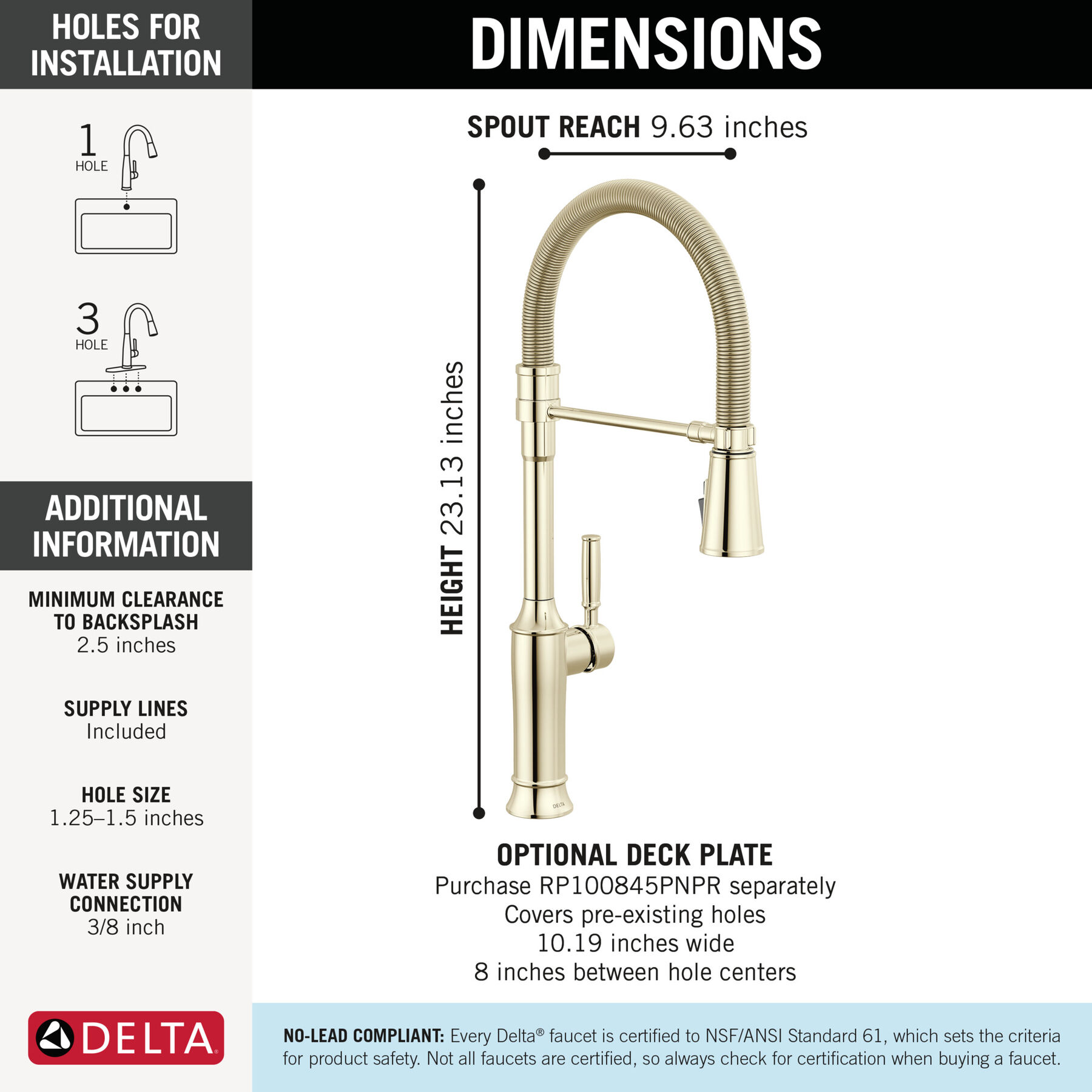 Single-Handle Pull-Down Spring Kitchen Faucet