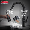Single Handle Pull-Down Kitchen Faucet with Soap Dispenser and ShieldSpray Technology (Recertified)