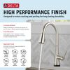 Single Handle Pull-Down Touch<sub>2</sub>O&reg; Technology Kitchen Faucet with Touchless Technology and Soap Dispenser