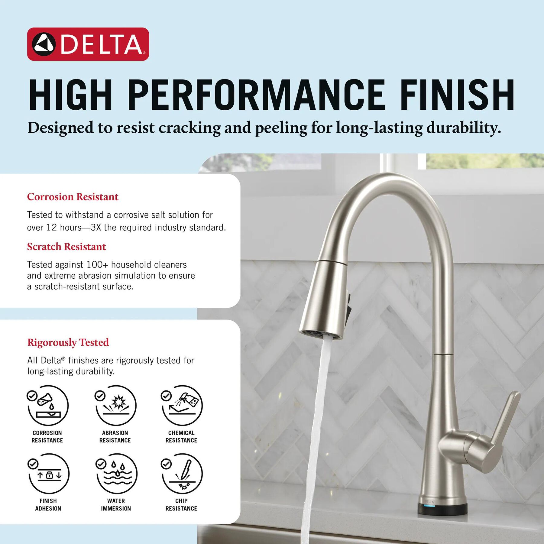 Single Handle Pull-Down Touch<sub>2</sub>O&reg; Technology Kitchen Faucet with Touchless Technology and Soap Dispenser