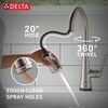 Single Handle Pull-Down Kitchen Faucet with Touch<sub>2</sub>O&reg; Technology and ShieldSpray&reg; Technologies