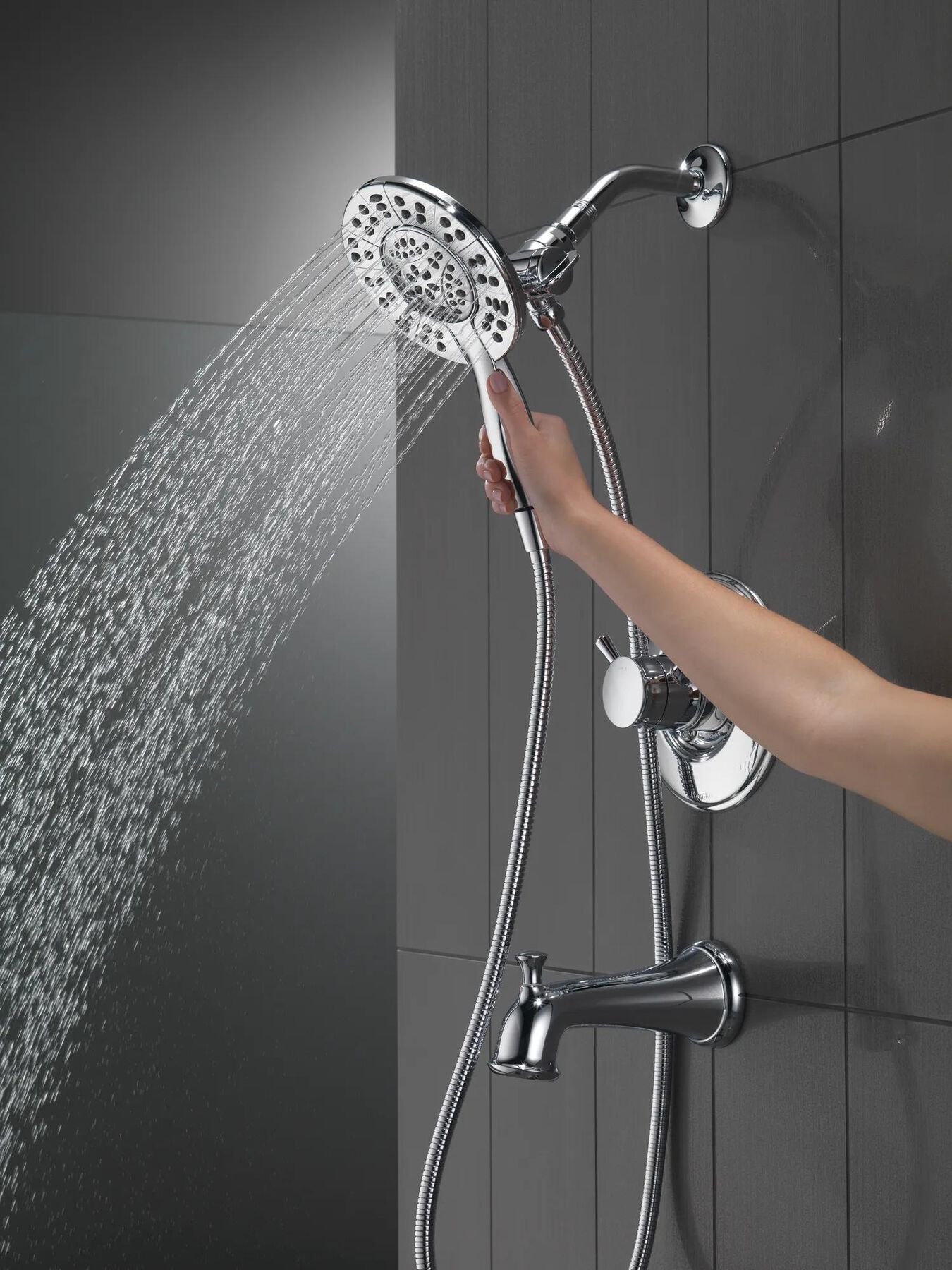 Monitor&reg; 17 Series Tub and Shower Trim with In2ition&reg; Two-in-One Shower