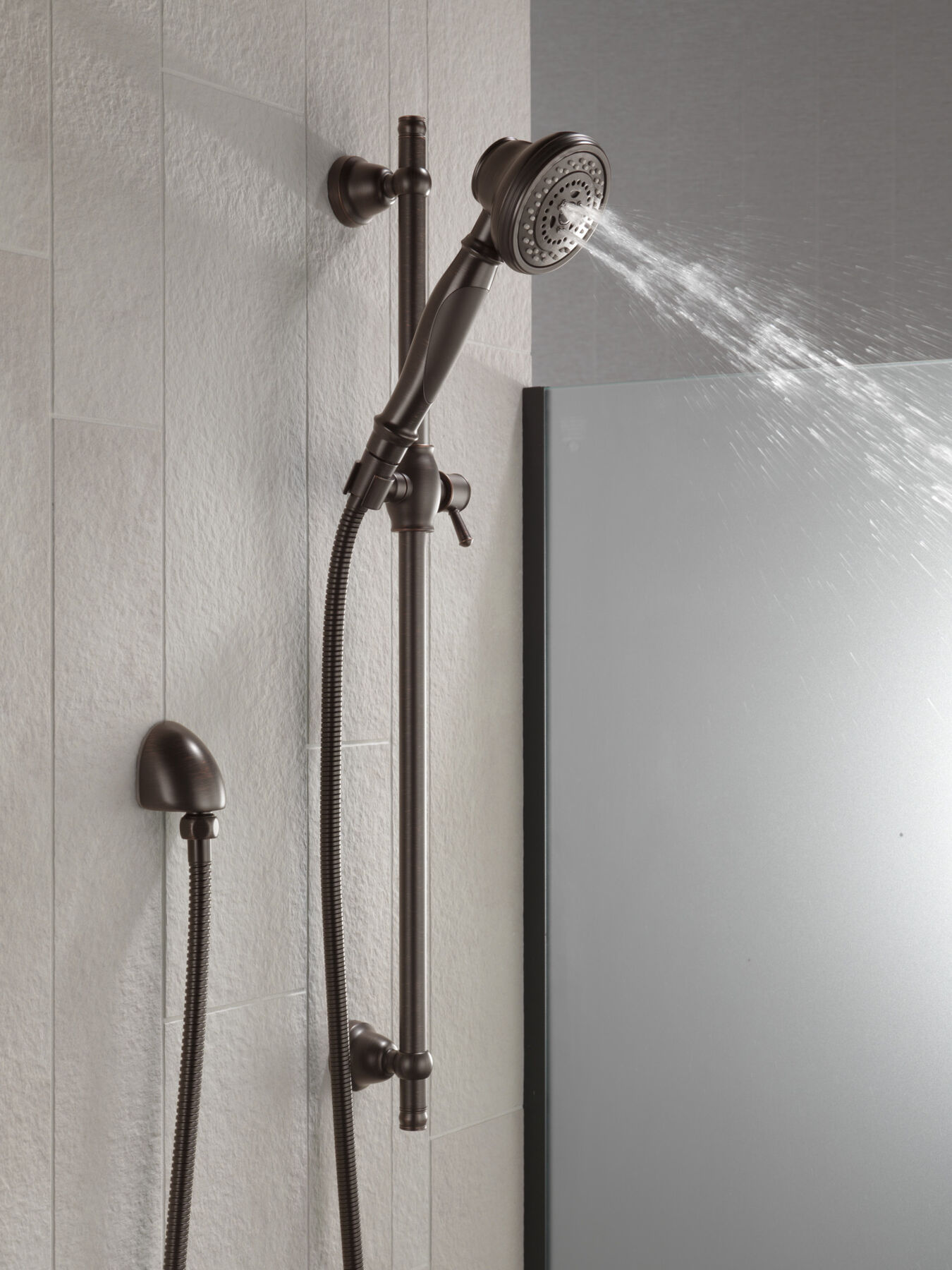 Hand Shower 1.75 GPM w/Slide Bar 3-Setting (Recertified)