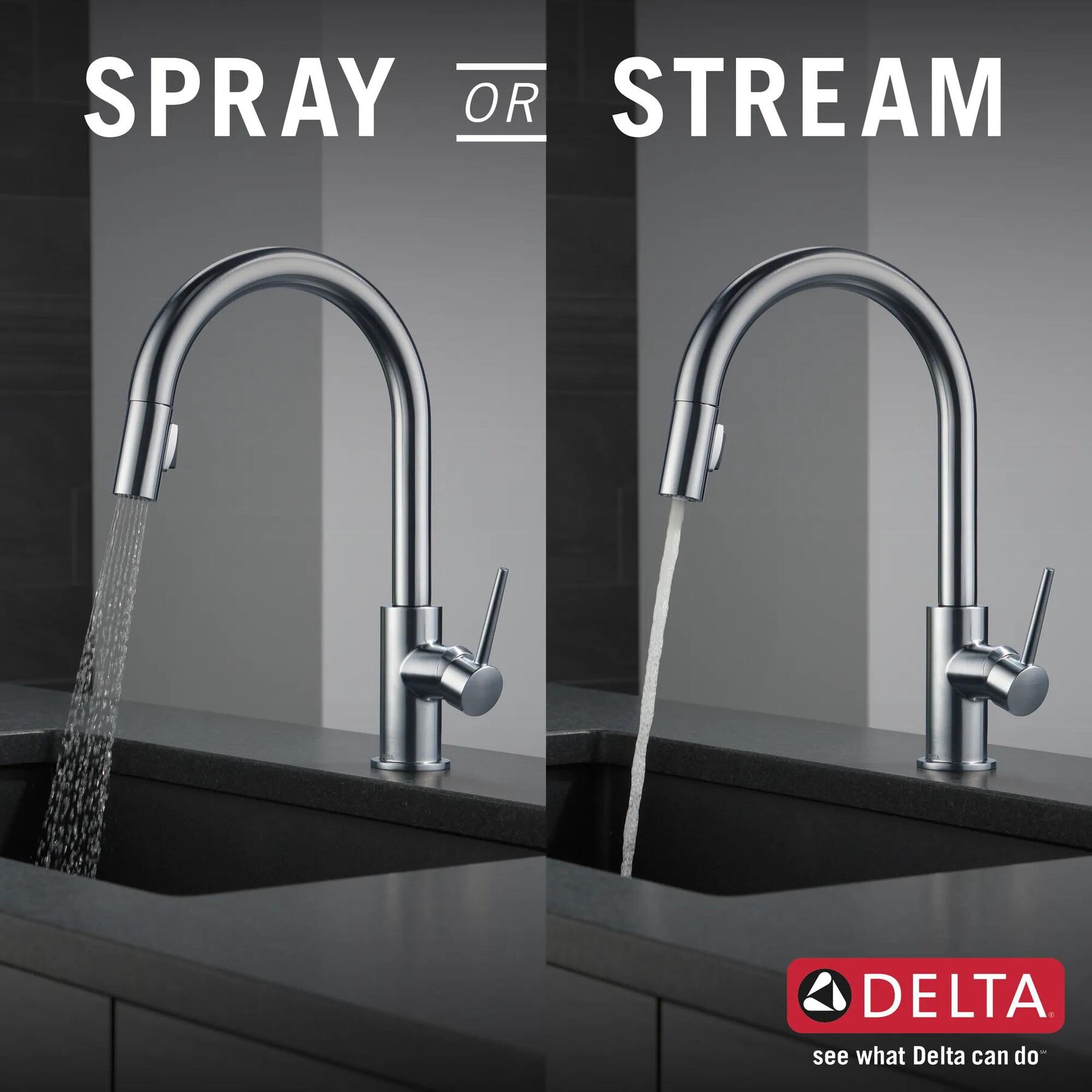 Single Handle Pull-Down Kitchen Faucet (Recertified)