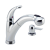 Single Handle Pull-Out Kitchen Faucet with Soap Dispenser