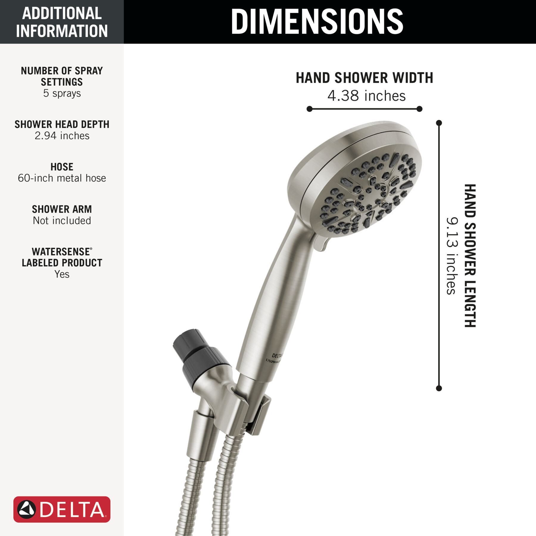 5 Setting Hand Shower