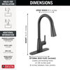 Single Handle Pull-Down Kitchen Faucet