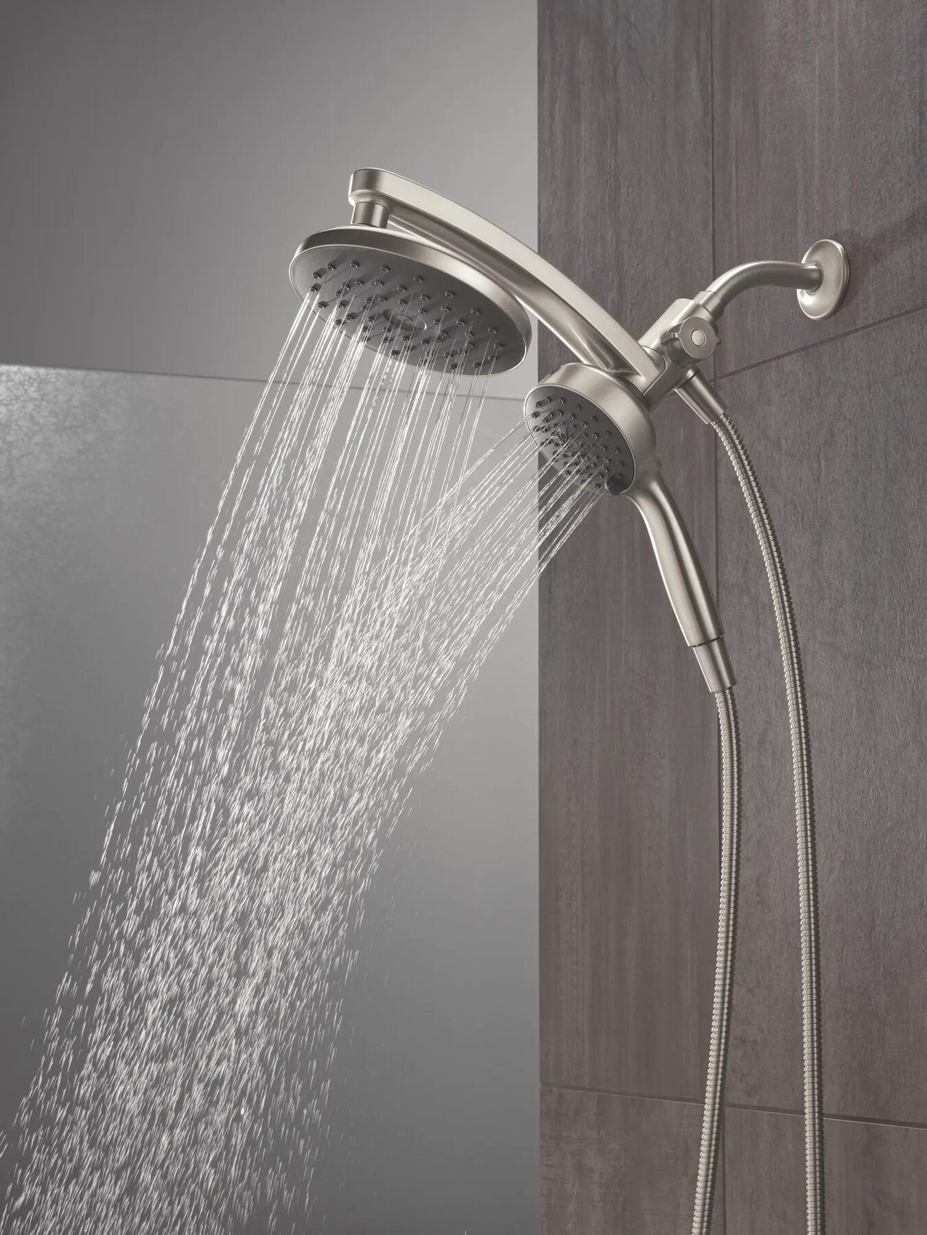 PivotPro&trade; 3-in-1 Combination Shower with TouchClean&reg; Spray Face
