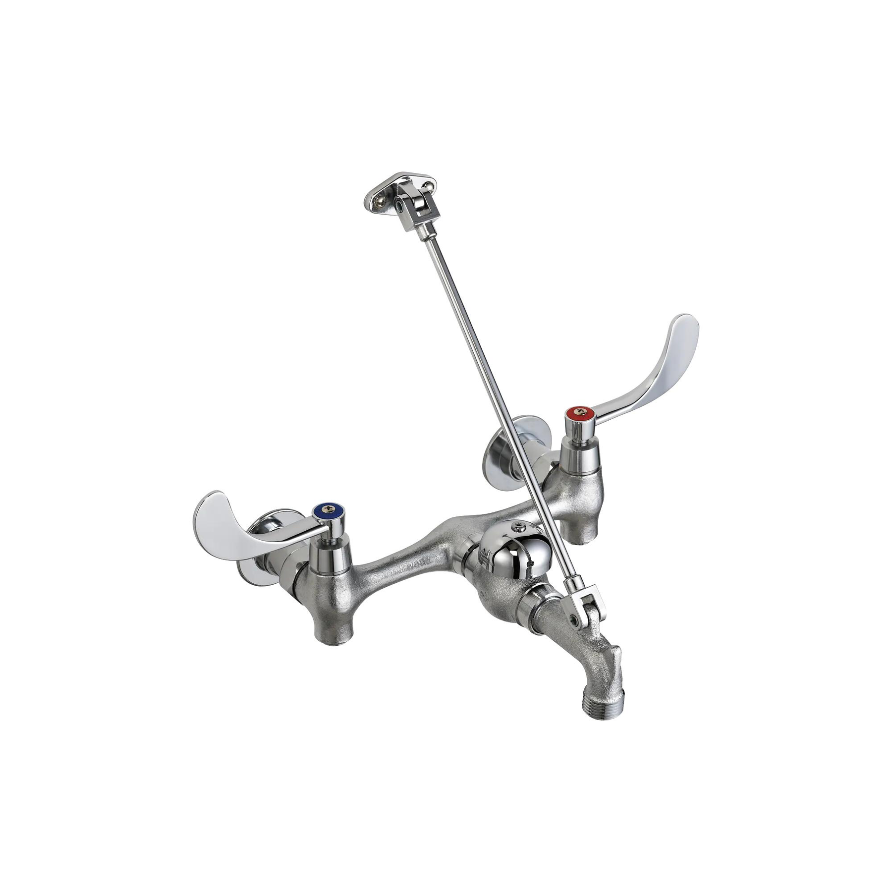 Wallmount Service Sink Faucet with Lever Handles