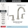 Two Handle Widespread Bathroom Faucet