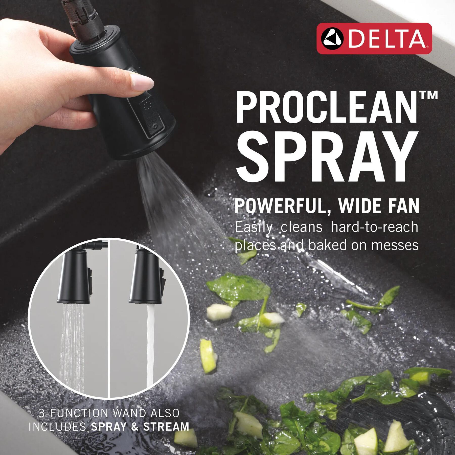 Touch2O&reg; Technology Kitchen Faucet with Touchless Technology