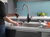 Single Handle Pull-Down Kitchen Faucet with Soap Dispenser