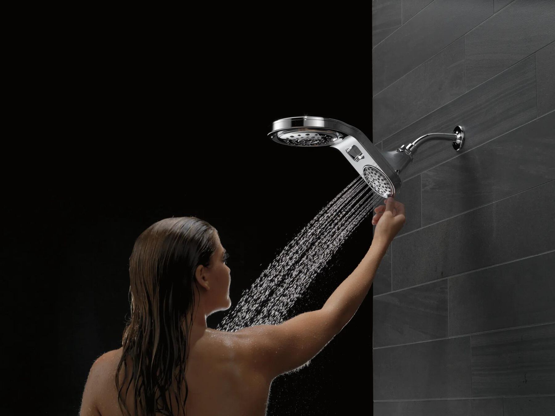 HydroRain 5-Setting Shower Head