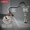 Touch<sub>2</sub>O&reg; Technology Kitchen Faucet with Touchless Technology