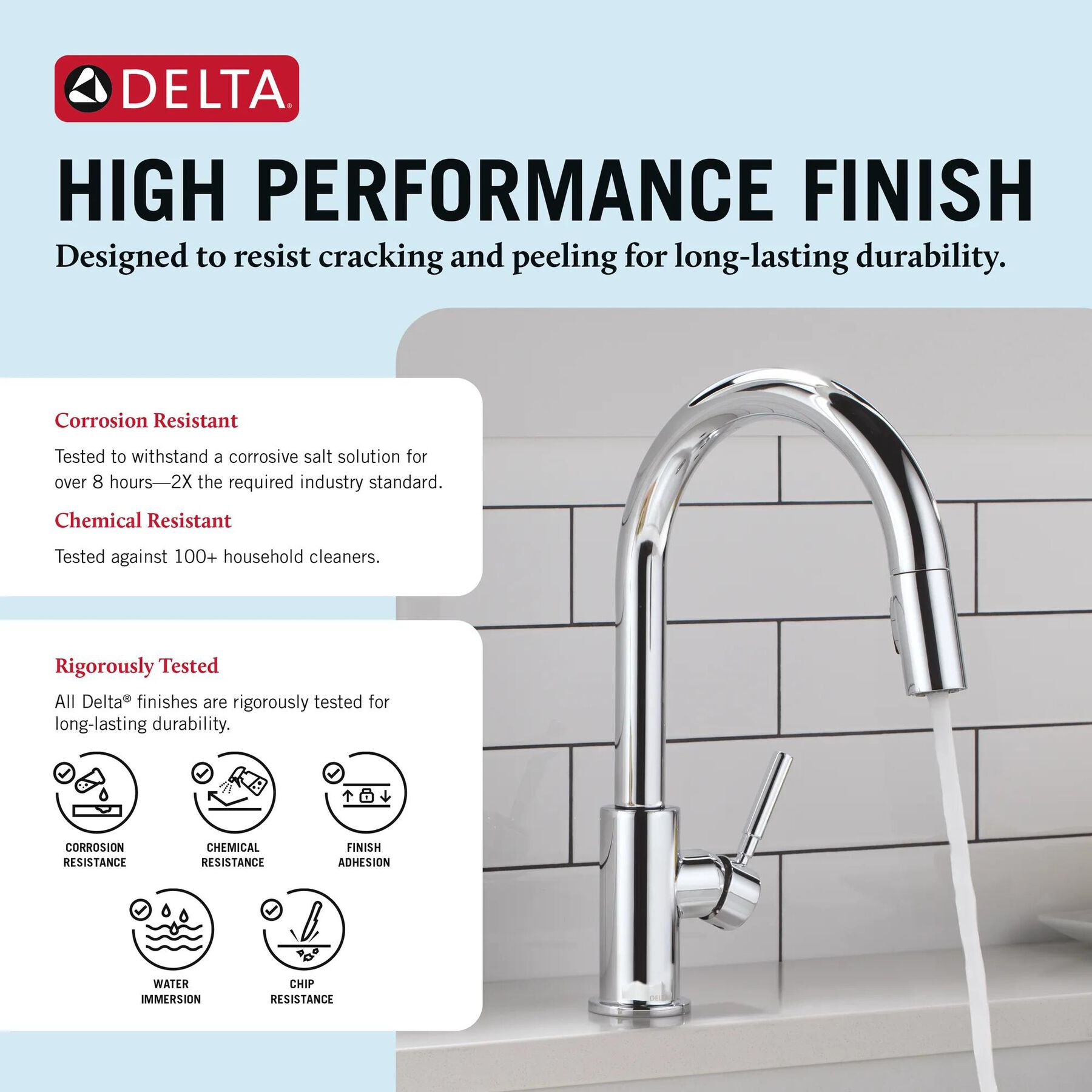 Single Handle Pull-Down Kitchen Faucet&nbsp;