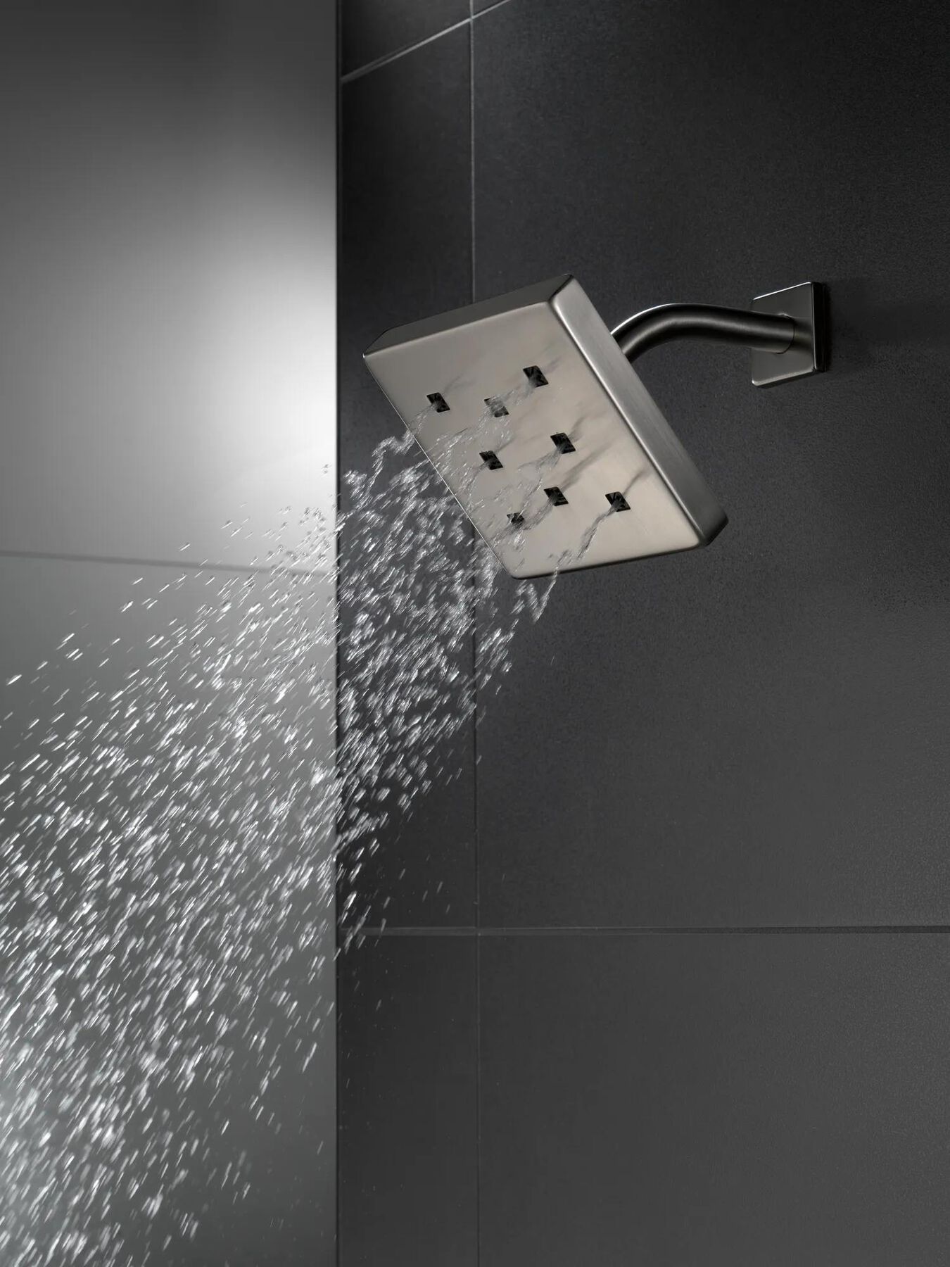H2Okinetic&reg; Single-Setting Metal Raincan Shower Head