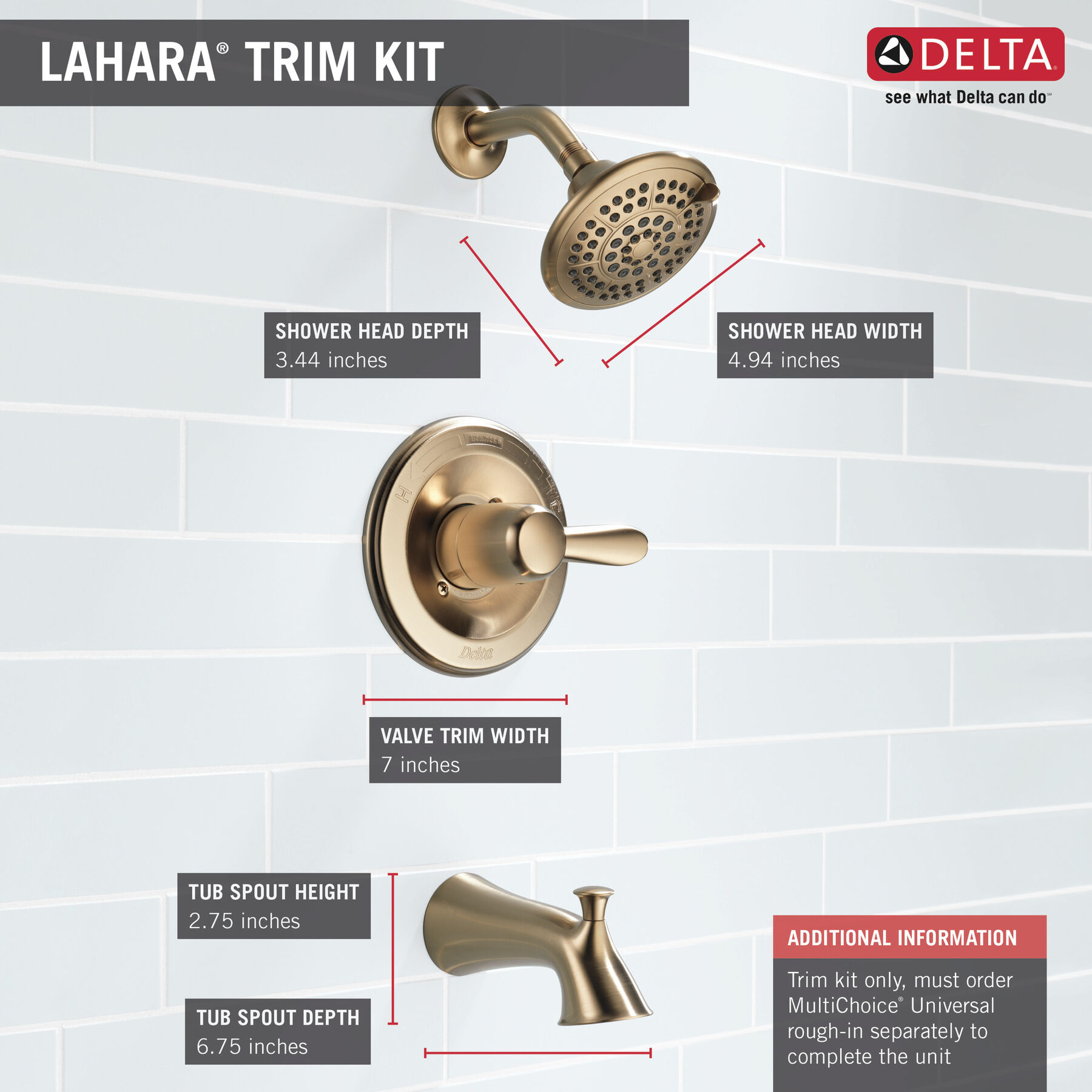 Monitor&reg; 14 Series Tub & Shower Trim
