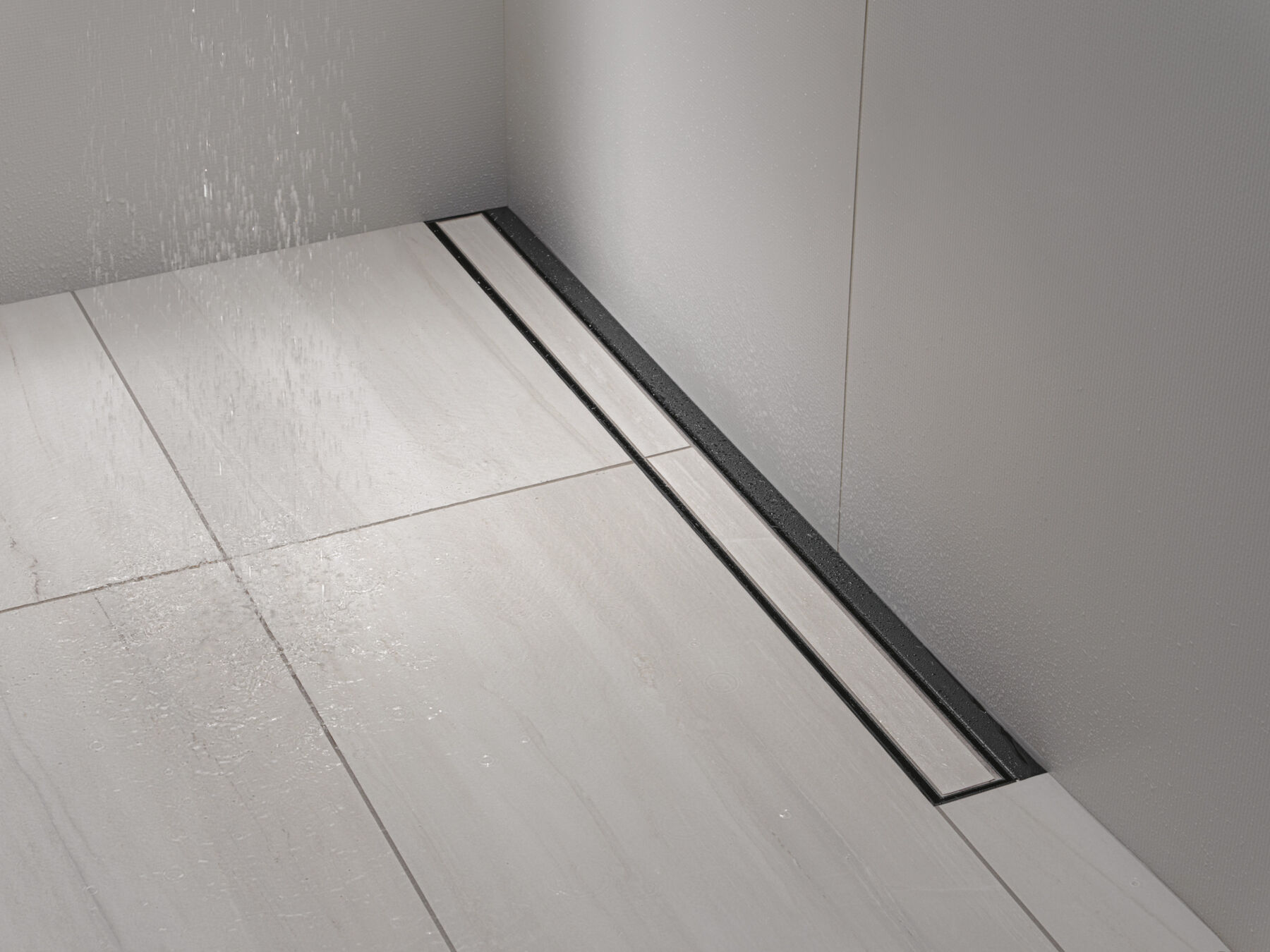 36" Linear Shower Drain Wall Edge