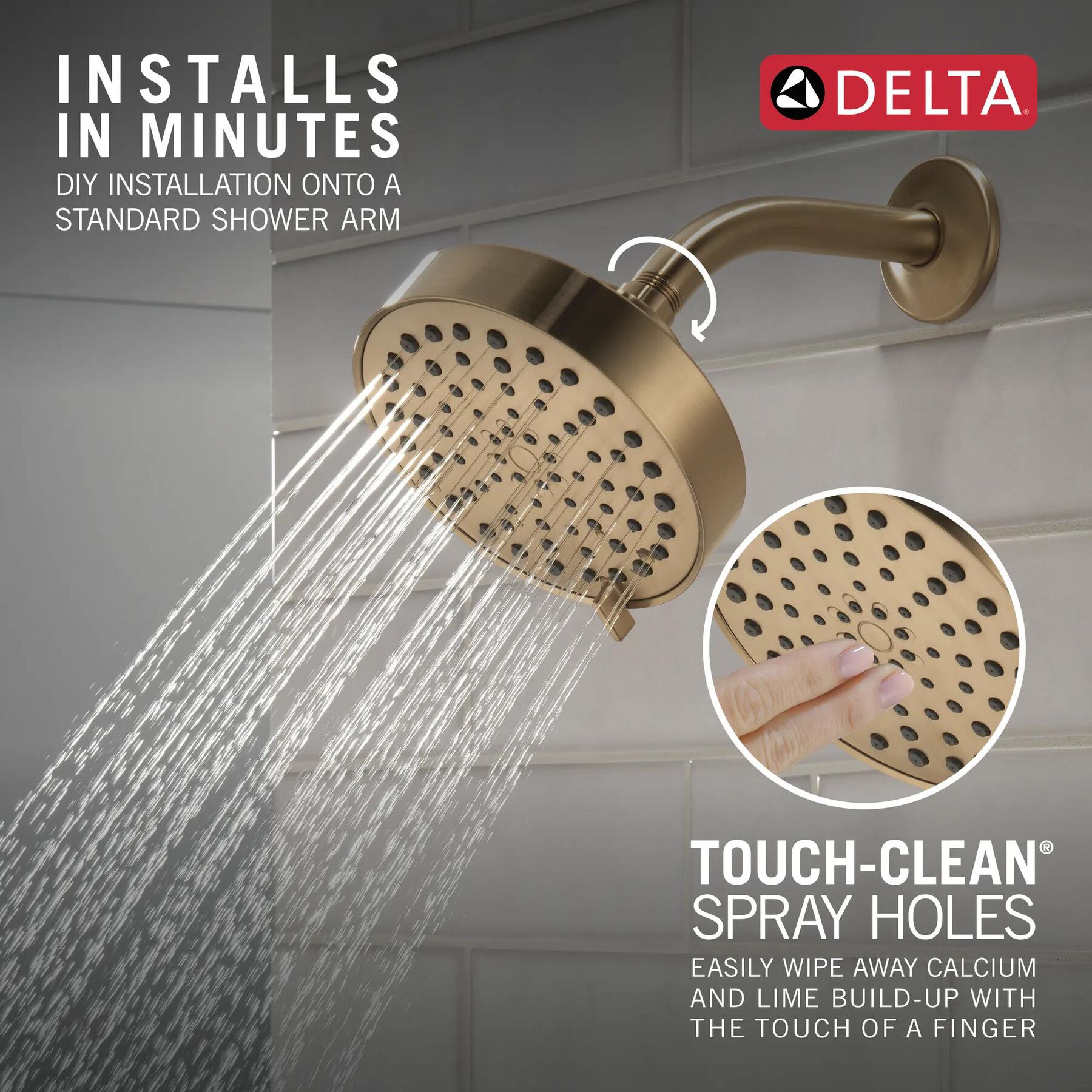 4-Setting Shower Head