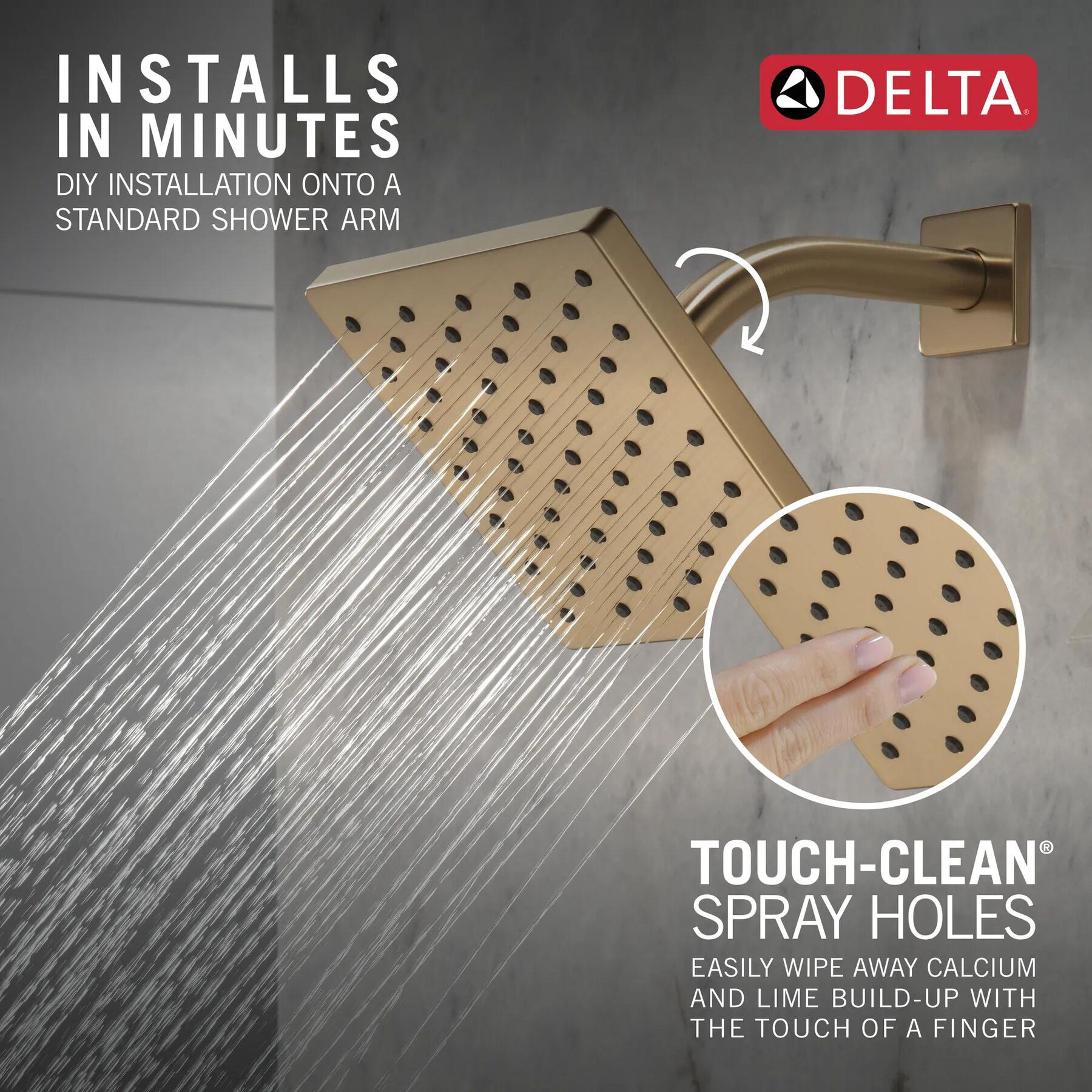 Single-Setting Shower Head
