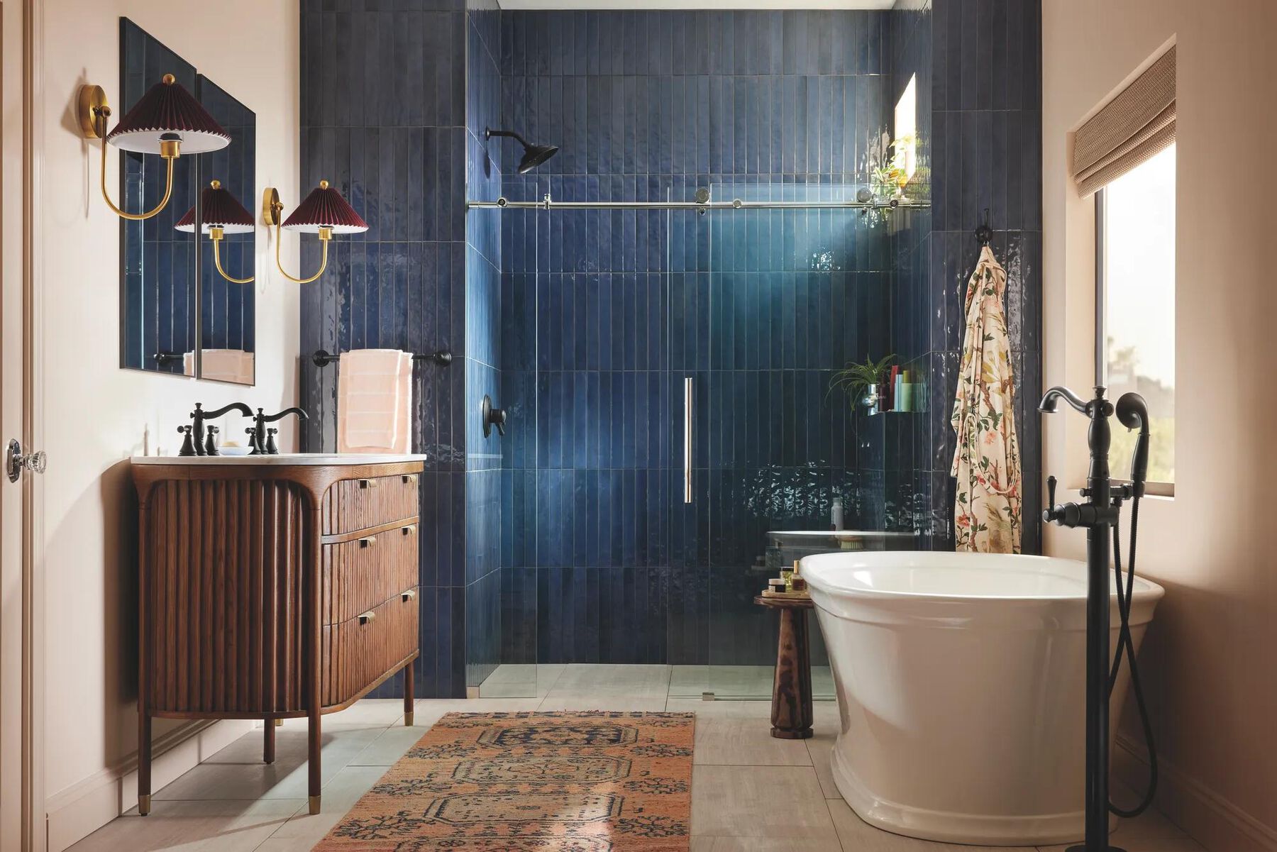 Two Handle Widespread Bathroom Faucet