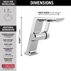 Single Handle Mid-Height Vessel Bathroom Faucet