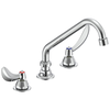 Two Handle 8 In Below Deck-Mount Faucet