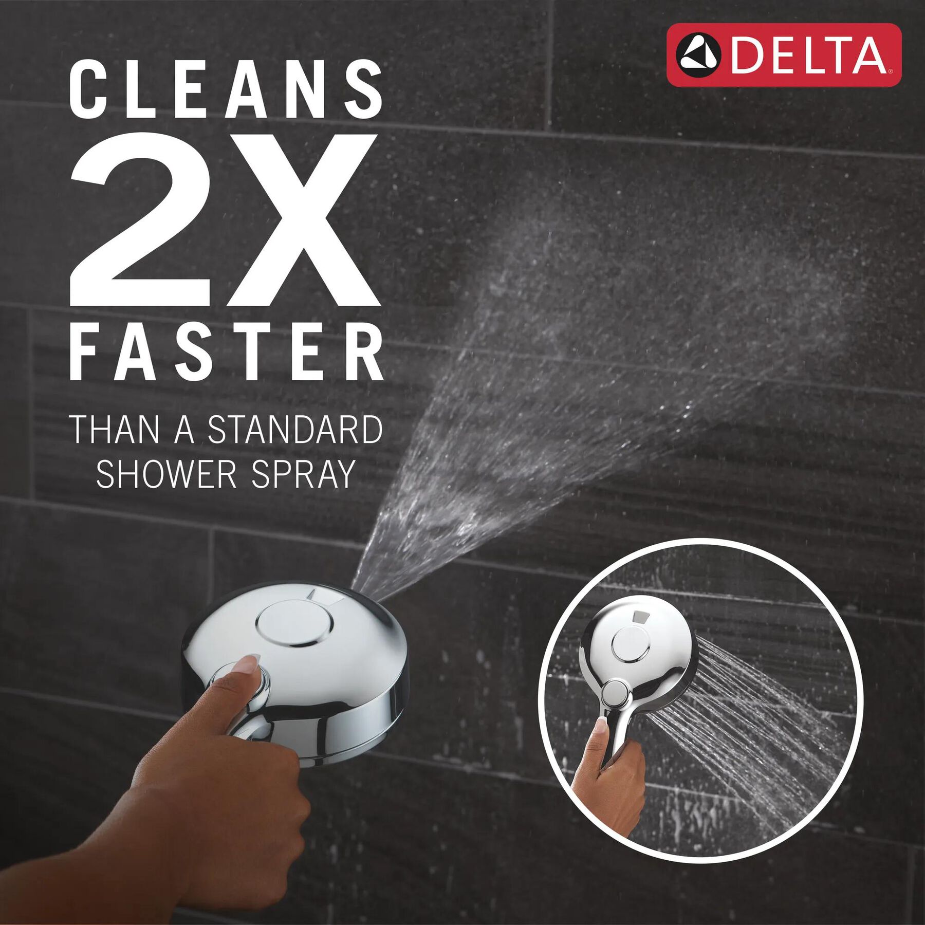 6-Setting HydroRain&reg; with ProClean&reg;