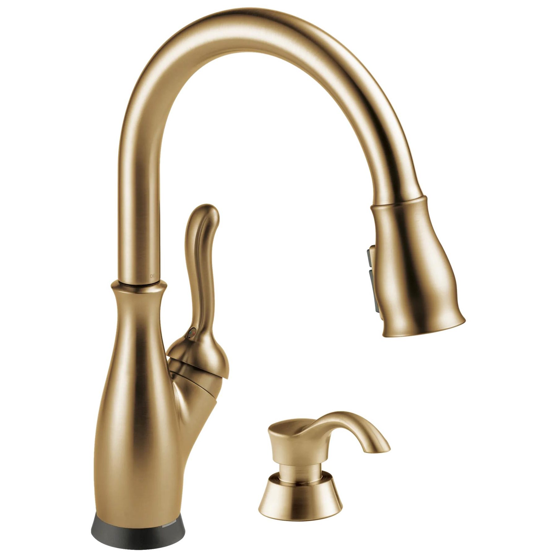 Touch2O with Touchless and VoiceIQ&reg; Technology Single Handle Pull-Down Kitchen Faucet with Soap Dispenser