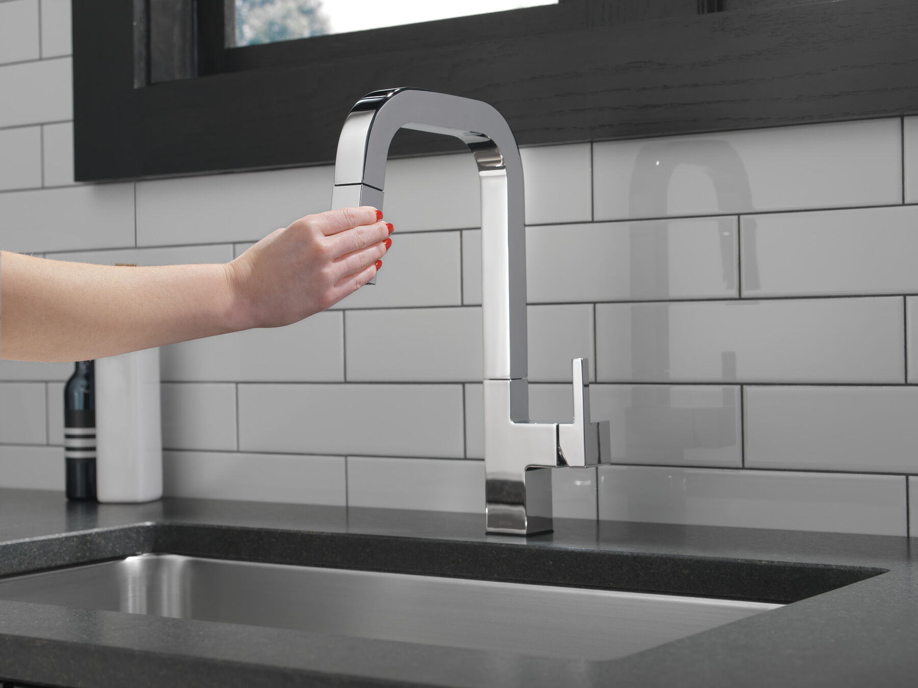 Single-Handle Pull-Down Kitchen Faucet