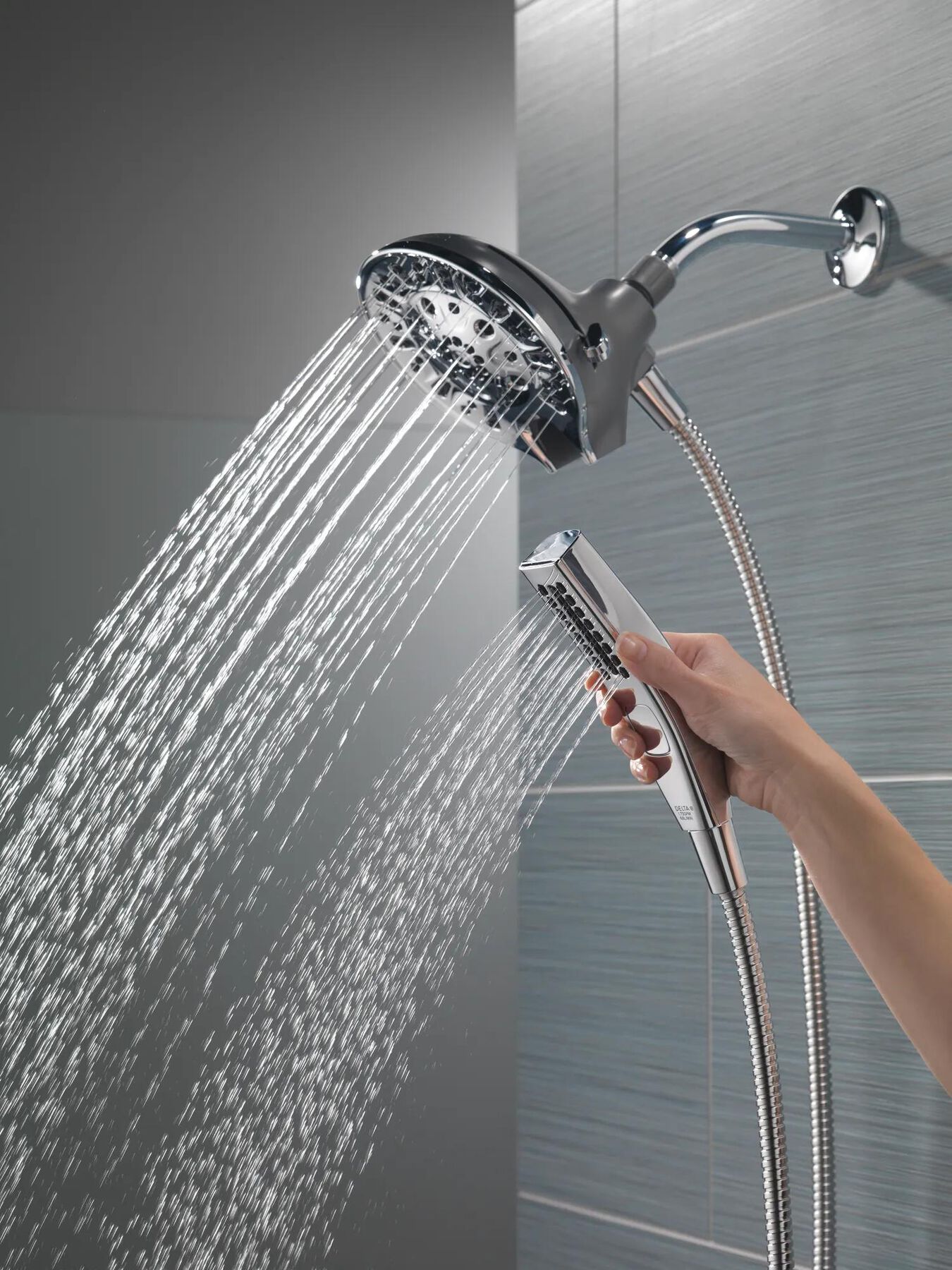 H2Okinetic&reg;&nbsp;In2ition&reg;&nbsp;5-Setting Two-in-One Shower