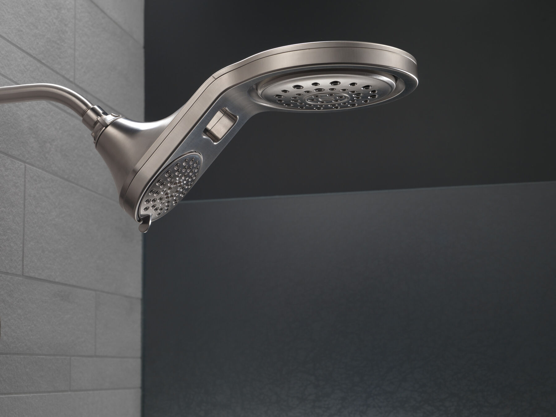 HydroRain&reg; 5-Setting Two-in-One Shower Head