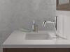 Single Handle Pull-Down Bathroom Faucet