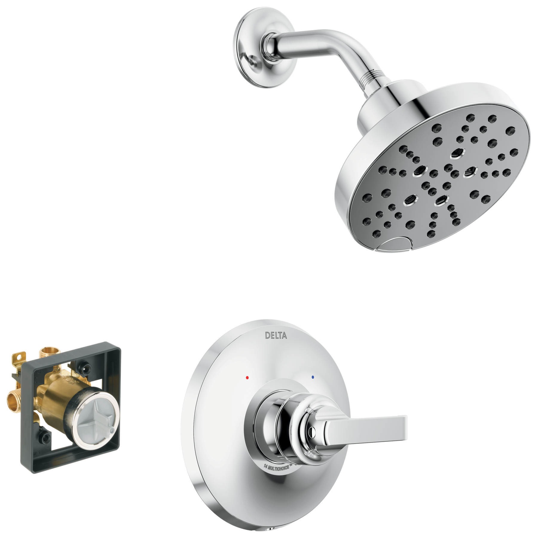 Shower Trim with High-Flow Rough Bundle - 14S