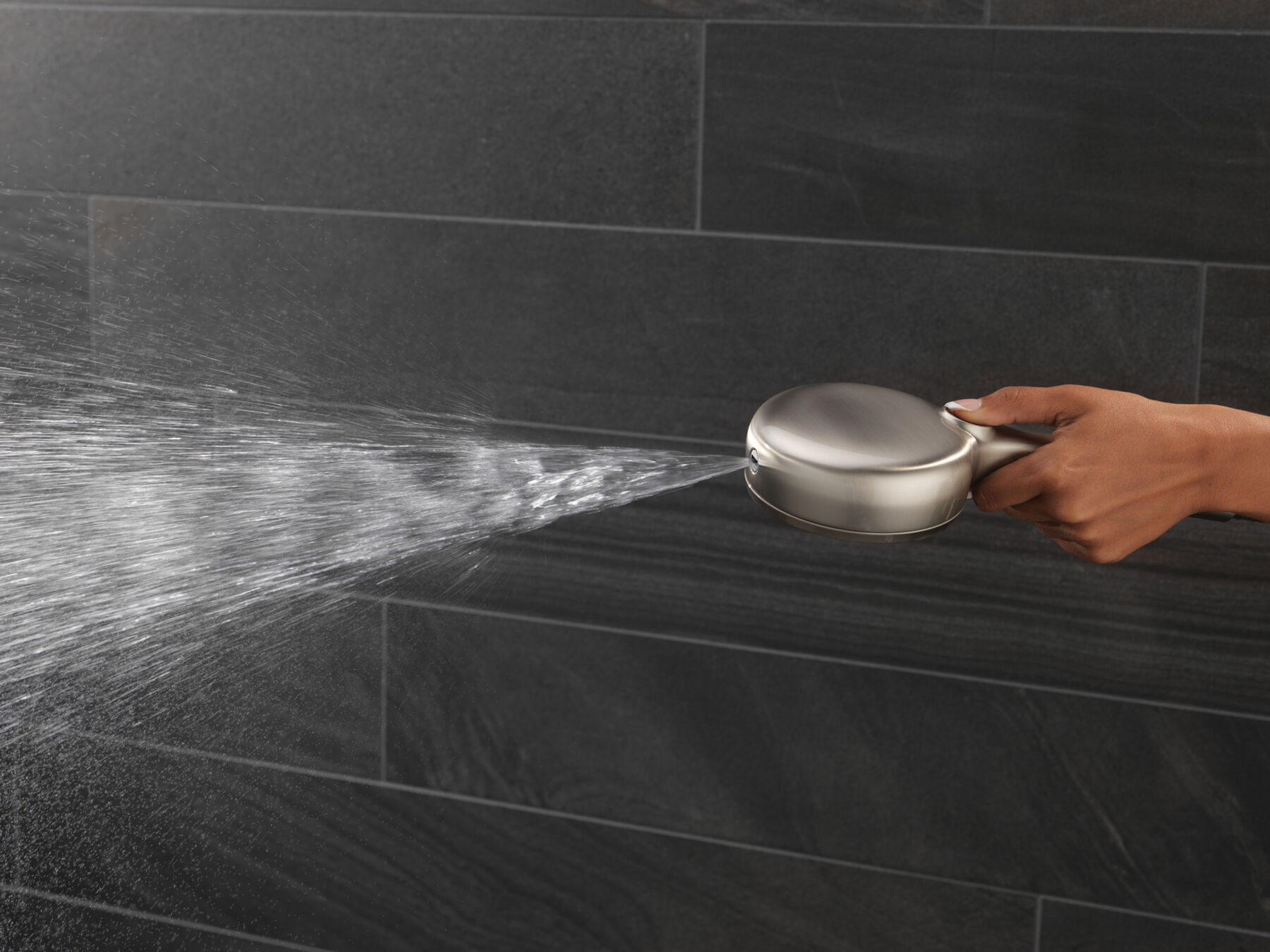 6-Setting Hand Shower with Cleaning Spray