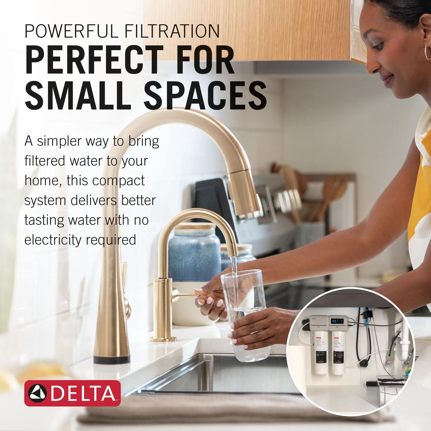 2-Stage Water Filtration System with Beverage Faucet Bundle