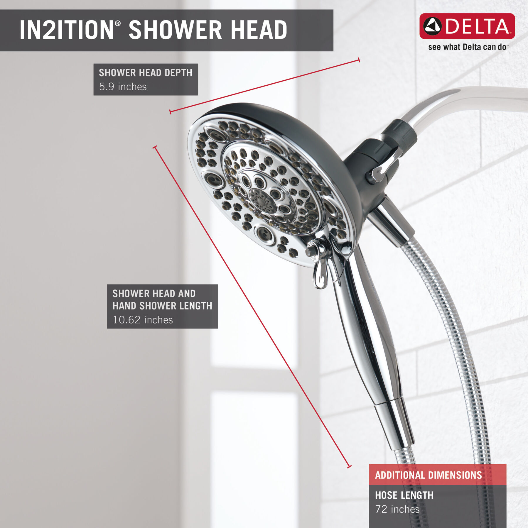In2ition&reg; Two-in-One Shower (Recertified)