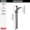 Premium Single-Setting Slide Bar Hand Shower