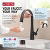 Touch<sub>2</sub>O&reg; Technology Kitchen Faucet with Touchless Technology