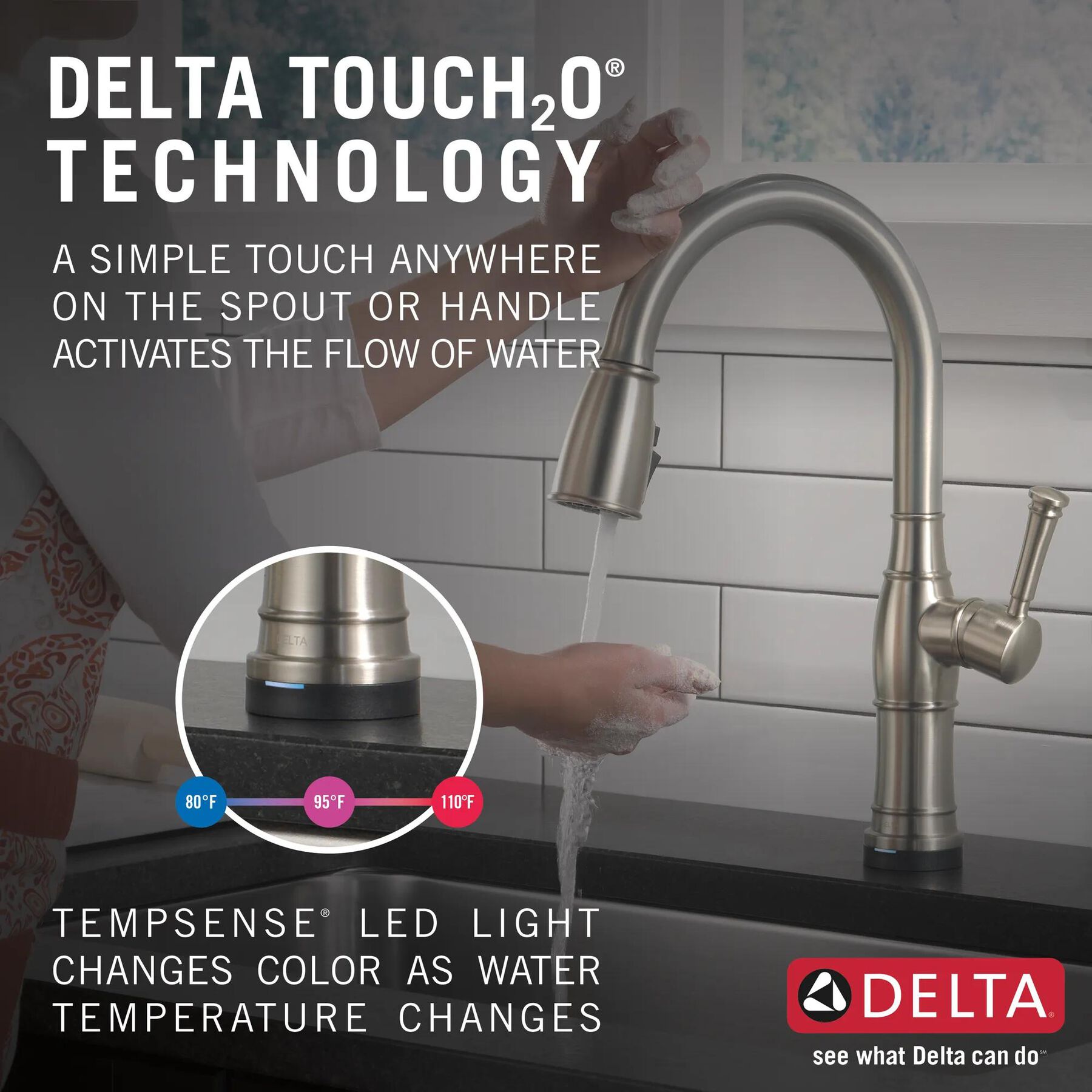 Touch<sub>2</sub>O&reg;  Pull-Down Kitchen w/Soap (Recertified)