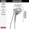 H2Okinetic&reg;&nbsp;In2ition&reg;&nbsp;5-Setting Two-In-One Shower (Recertified)